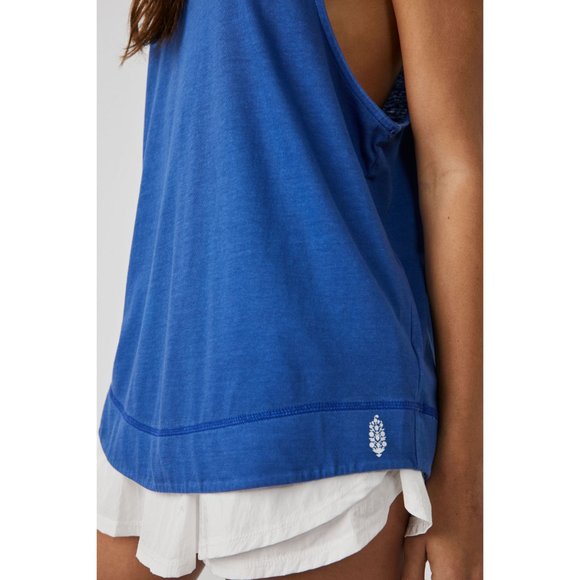 🎉LAST CHANCE🎉 NWT FP Movement Inhale Solid Tank / Sapphire - Picture 4 of 6